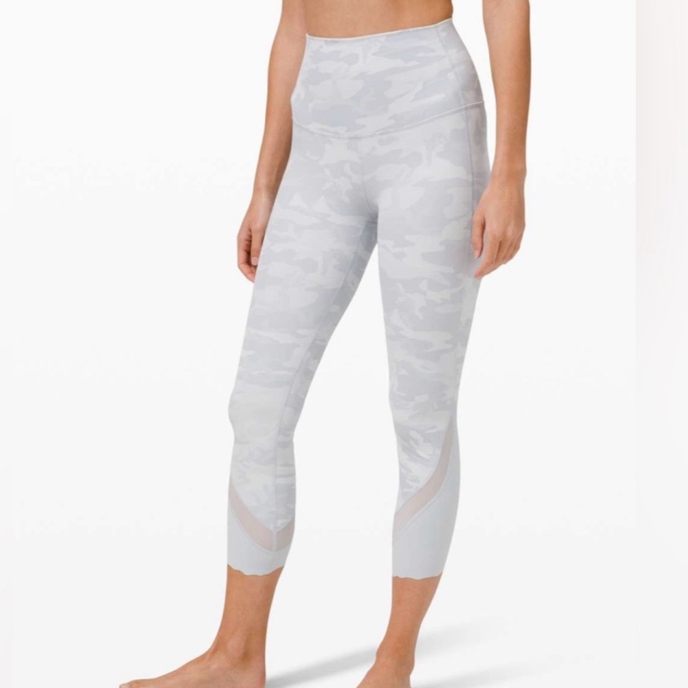 Lululemon Wunder Under Scalloped Bottom High Rise Legging - 4
